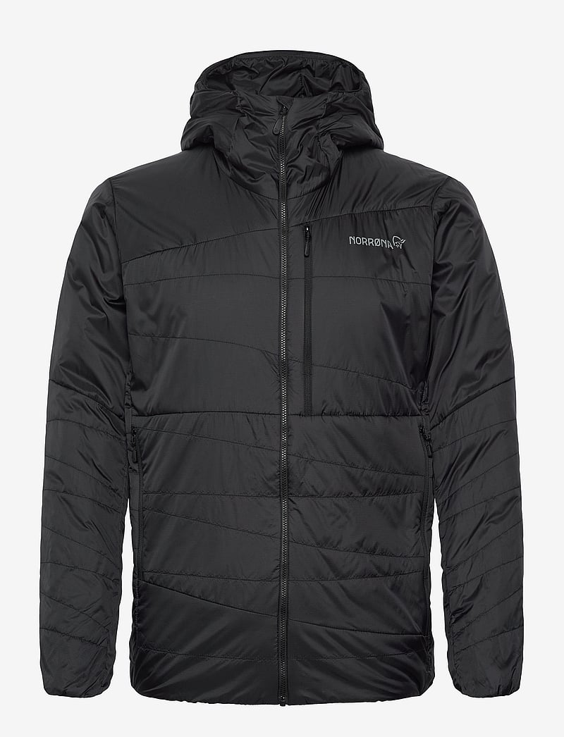 Norrøna - falketind thermo40 Zip Hood M's - friluftsjackor - caviar black - 0