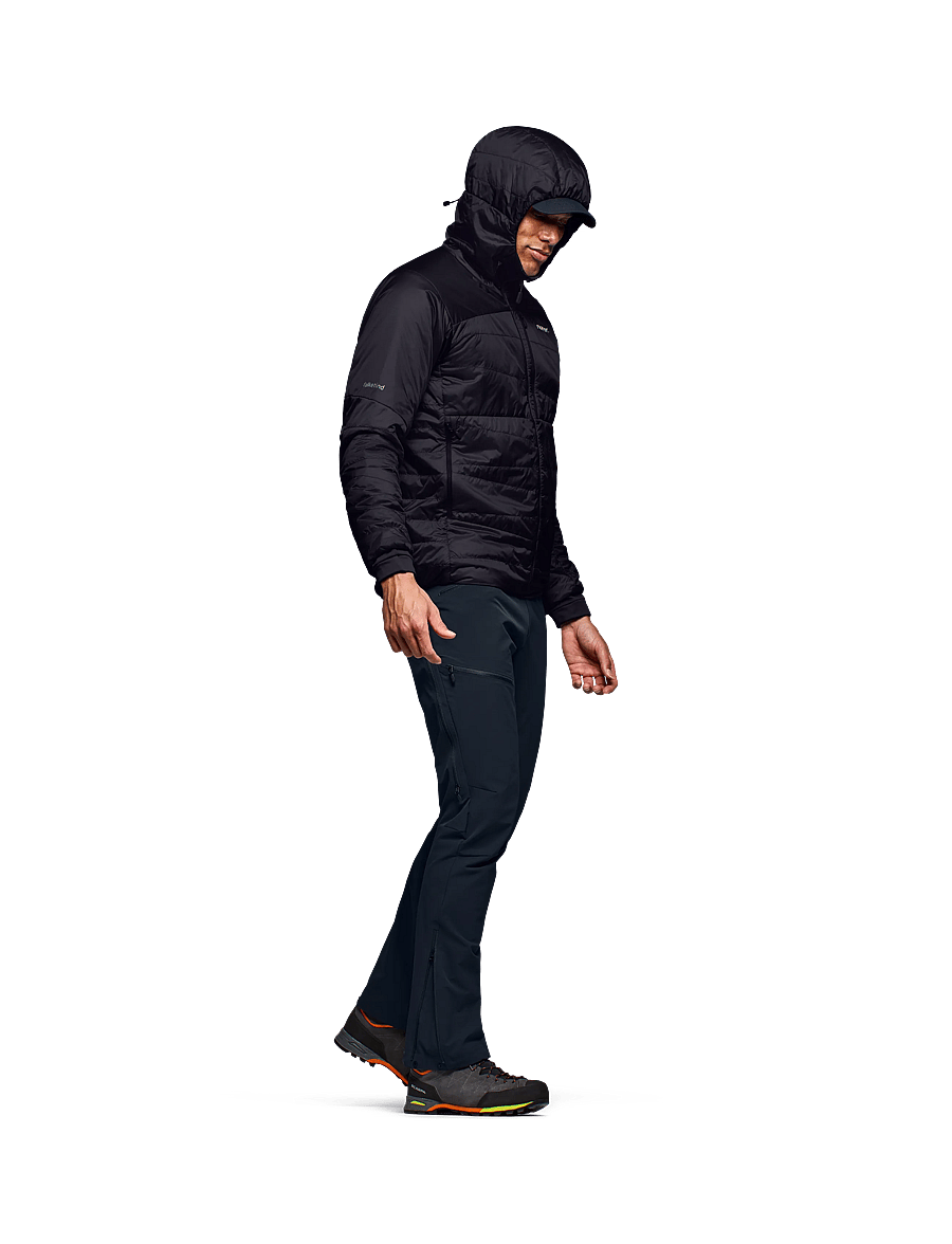 Norrøna - falketind thermo40 Zip Hood M's - outdoor jacken - caviar black - 3