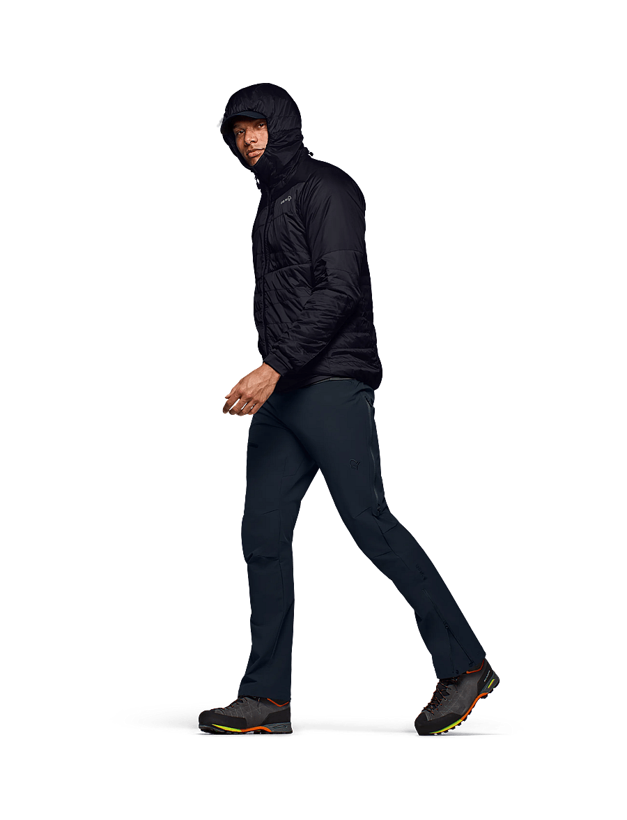 Norrøna - falketind thermo40 Zip Hood M's - outdoor jacken - caviar black - 4
