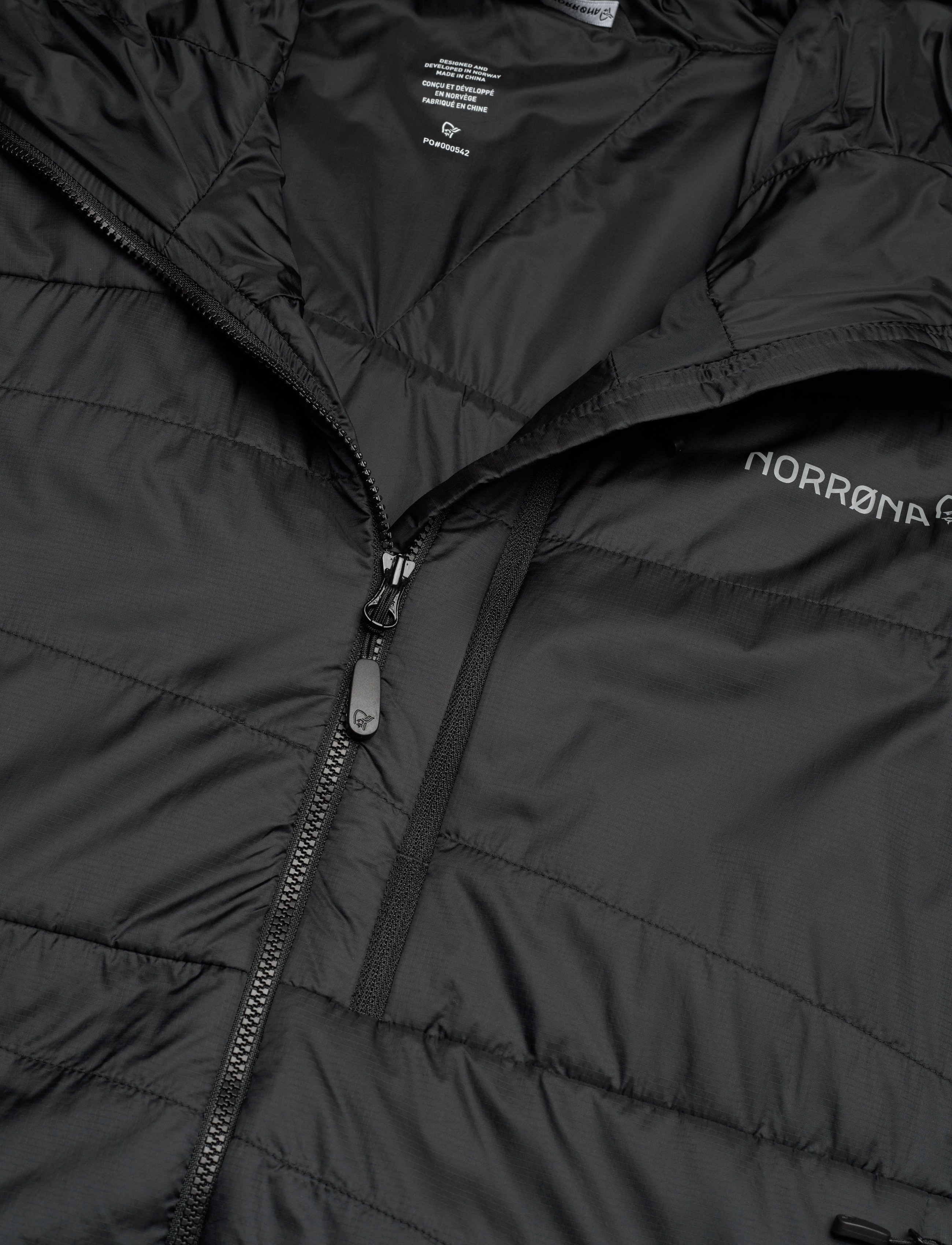 Norrøna - falketind thermo40 Zip Hood M's - ulkoilutakit - caviar black - 2