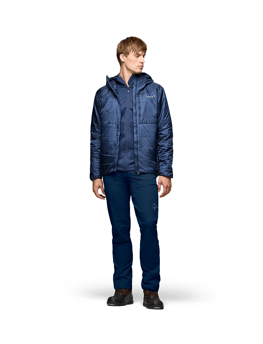 Norrøna - falketind thermo40 Zip Hood M's - outdoor jacken - indigo night - 0