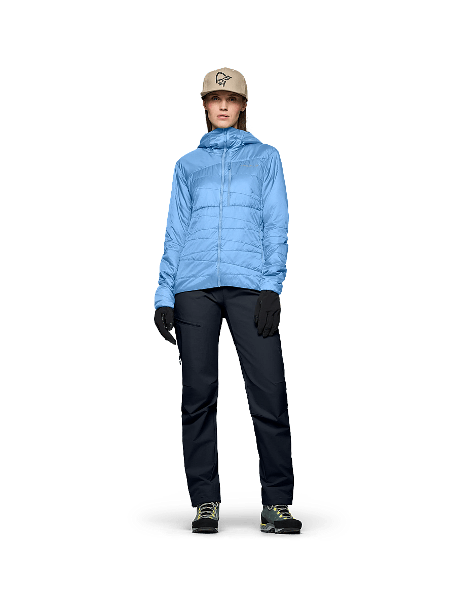 Norrøna - falketind thermo40 Zip Hood W's - friluftsjakker - allure - 4