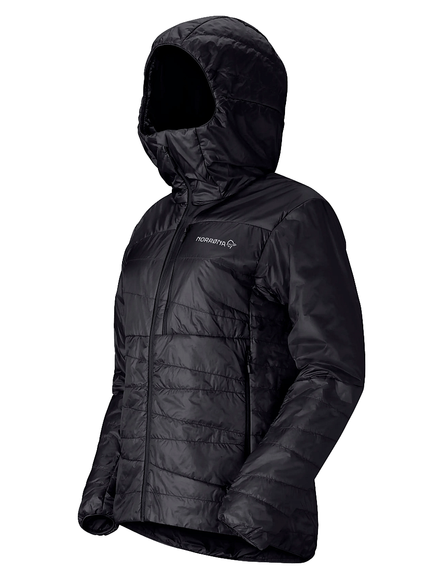 Norrøna - falketind thermo40 Zip Hood W's - friluftsjakker - caviar black - 2