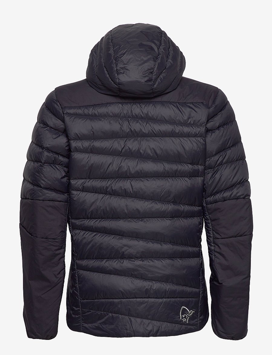 Norrøna - falketind down750 Zip Hood M's - daunenjacken - caviar black - 1