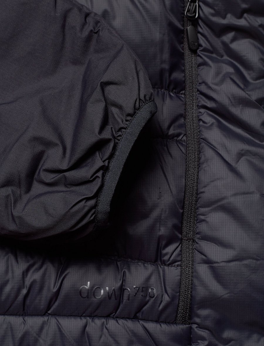 Norrøna - falketind down750 Zip Hood M's - daunenjacken - caviar black - 2