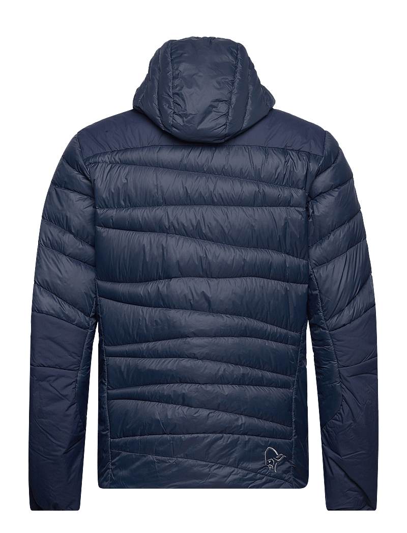 Norrøna - falketind down750 Zip Hood M's - vinterjackor - indigo night - 1