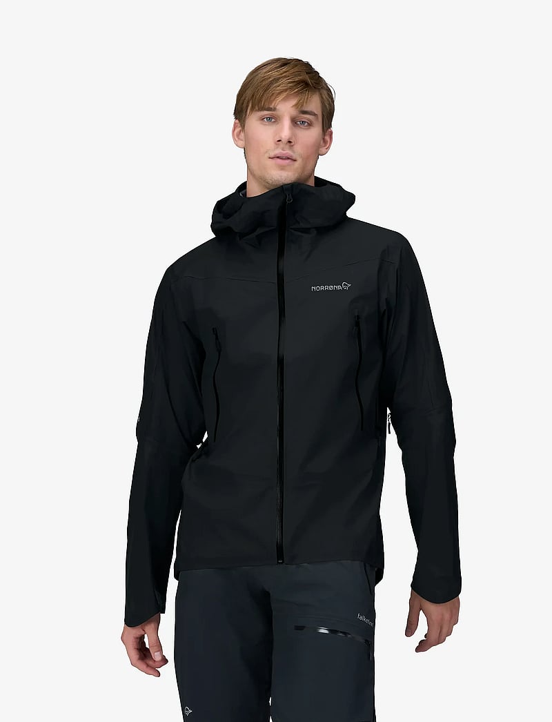 Norrøna - falketind Gore-Tex Jacket M's - friluftsjakker - caviar black - 0