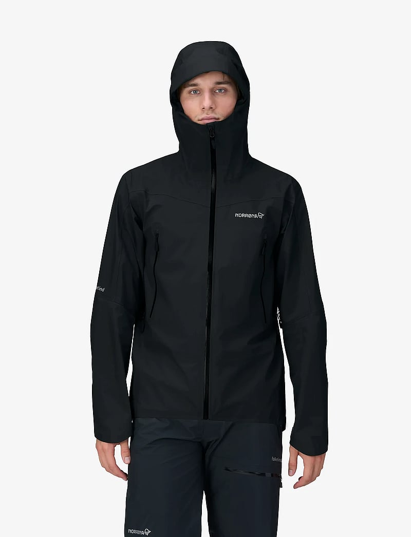 Norrøna - falketind Gore-Tex Jacket M's - friluftsjakker - caviar black - 3