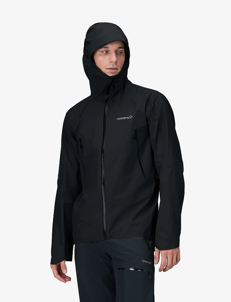 Norrøna - falketind Gore-Tex Jacket M's - friluftsjakker - caviar black - 5