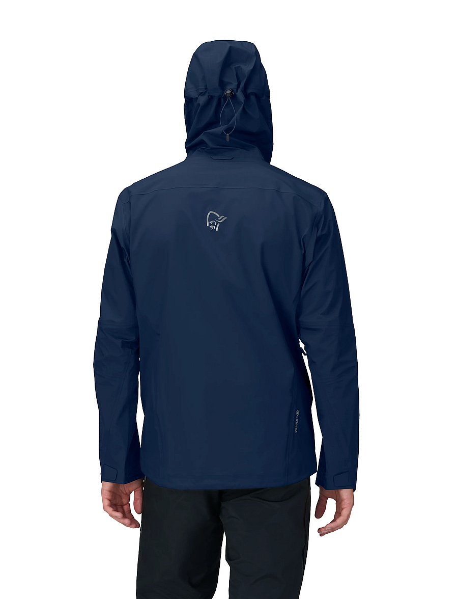Norrøna - falketind Gore-Tex Jacket M's - outdoor jackets - indigo night - 3