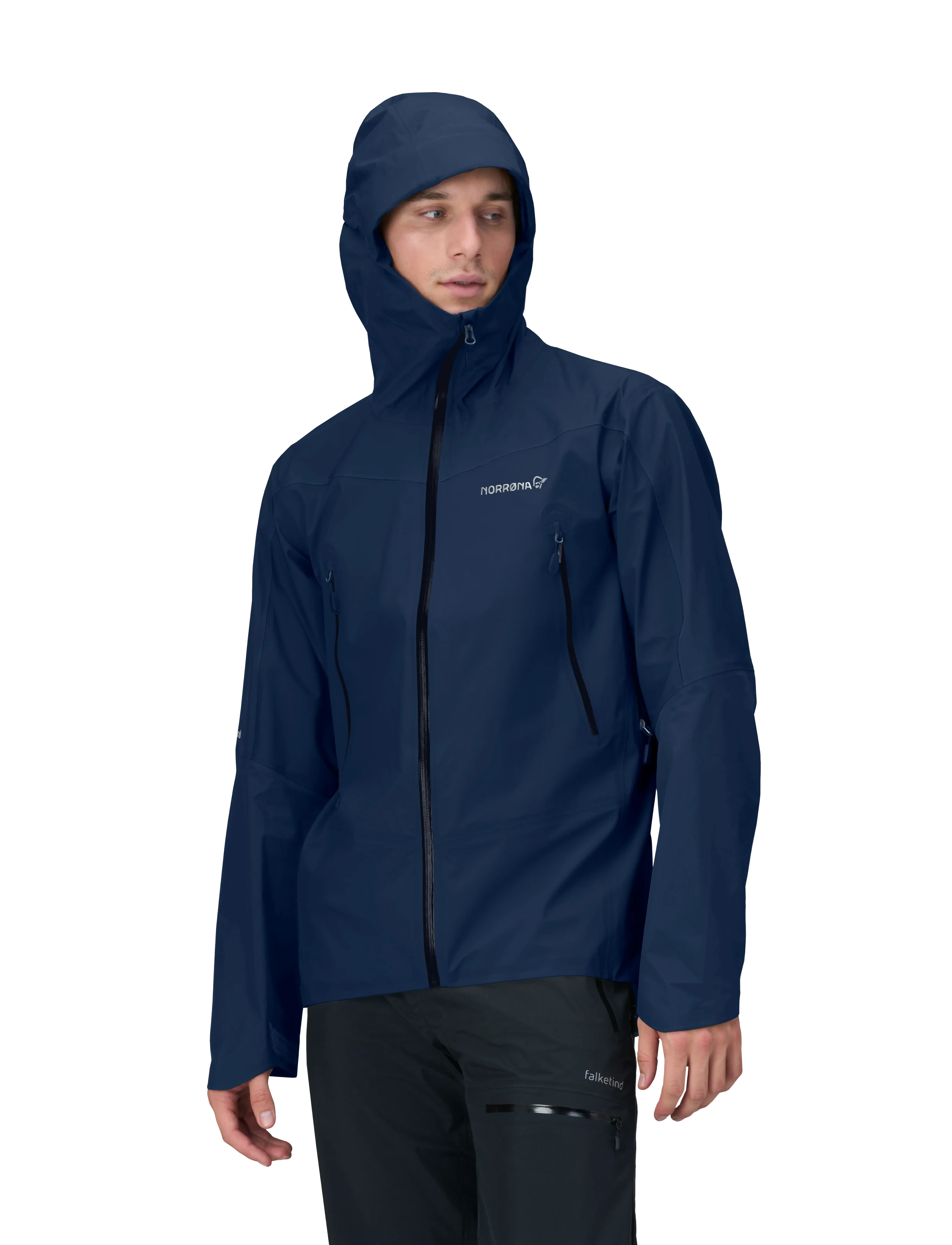 Norrøna - falketind Gore-Tex Jacket M's - outdoor jackets - indigo night - 4