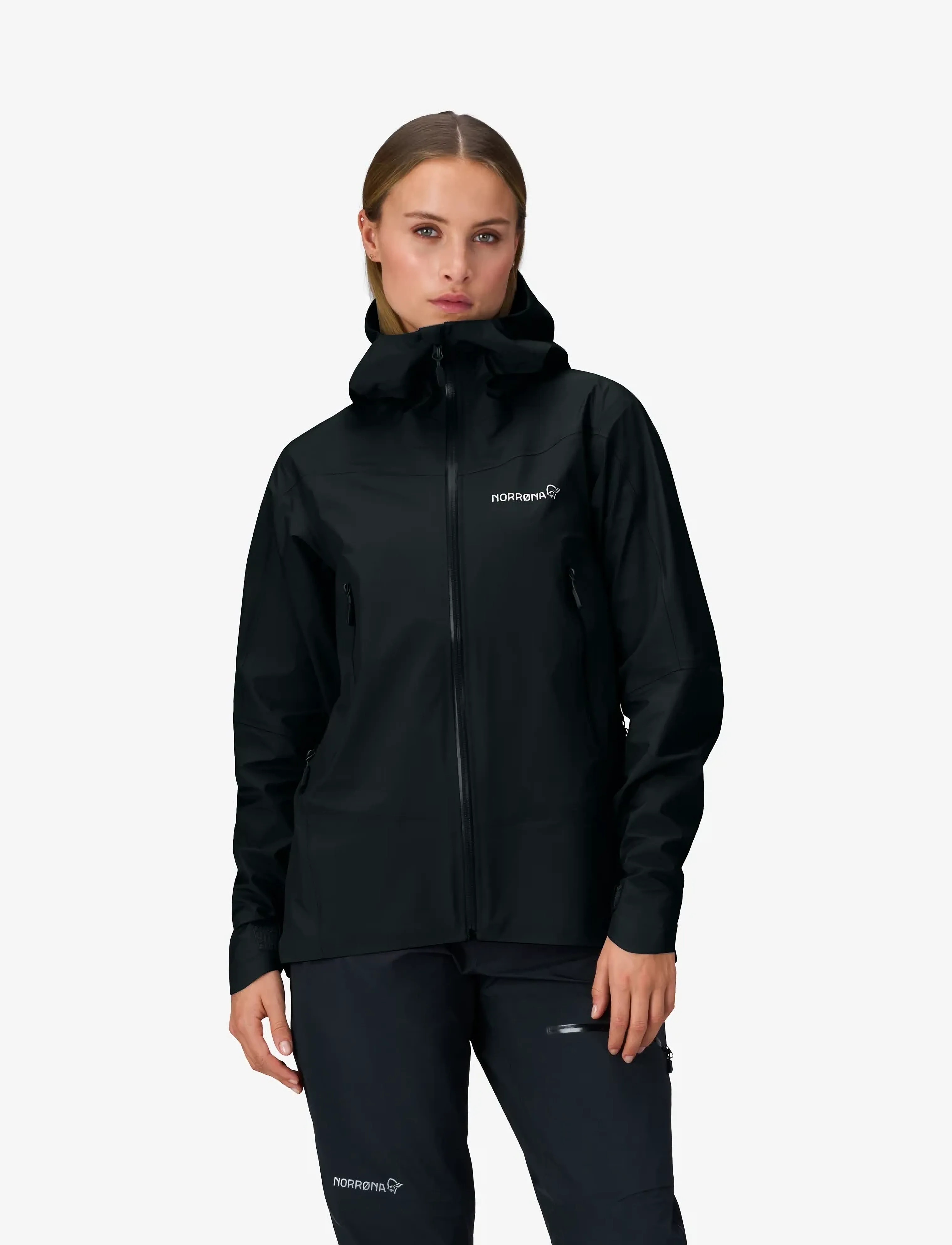 Norrøna Falketind Gore-Tex Jacket W's, Kvinder, Gore-Tex Hættejakke, Sort, Str: L