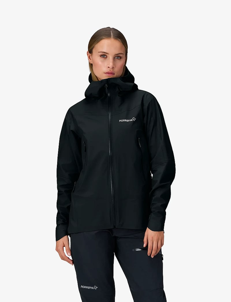 Norrøna - falketind Gore-Tex Jacket W's - friluftsjakker - caviar black - 0