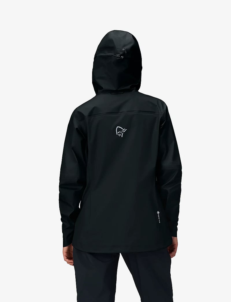 Norrøna - falketind Gore-Tex Jacket W's - friluftsjakker - caviar black - 3