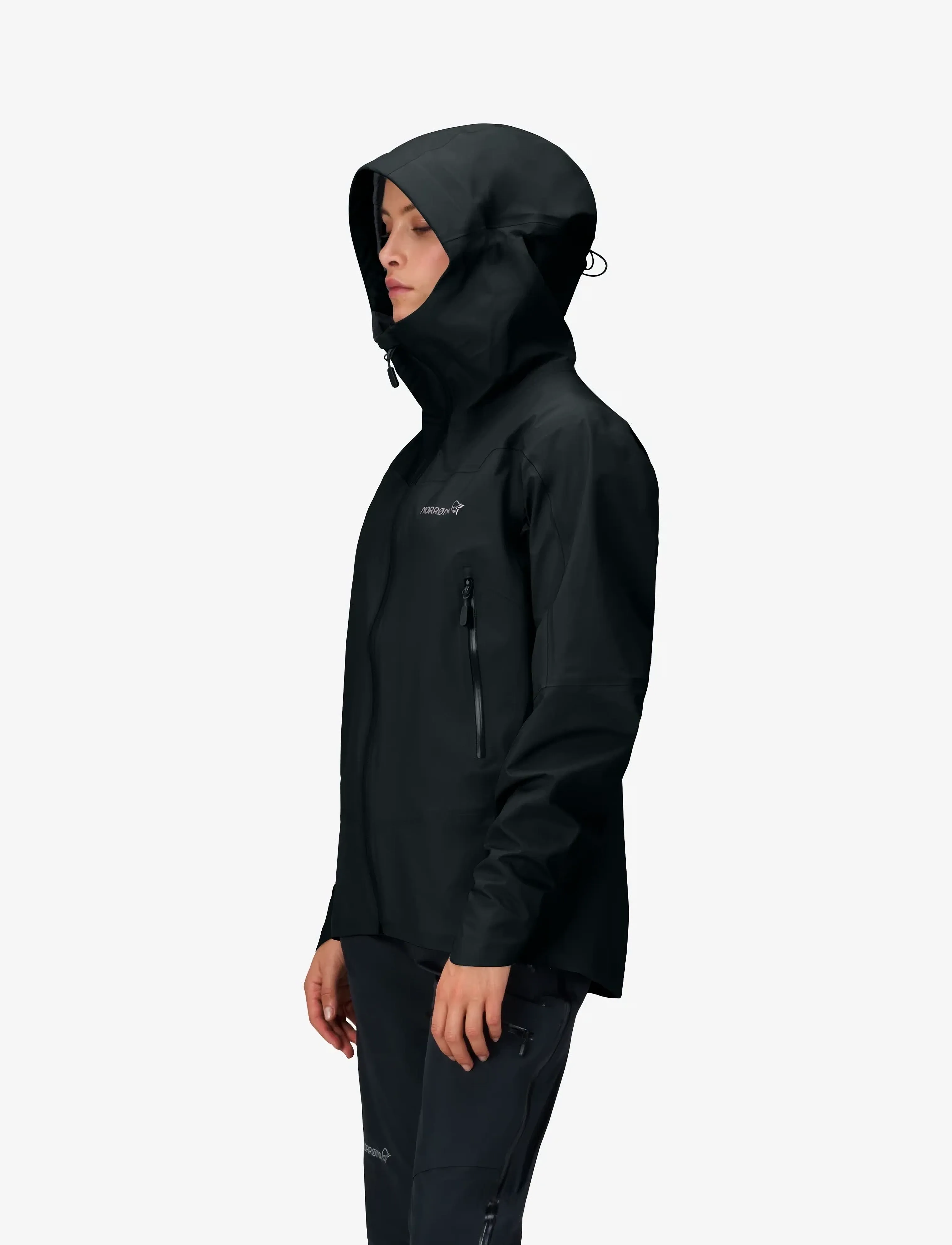 Norrøna - falketind Gore-Tex Jacket W's - outdoor jacken - caviar black - 4
