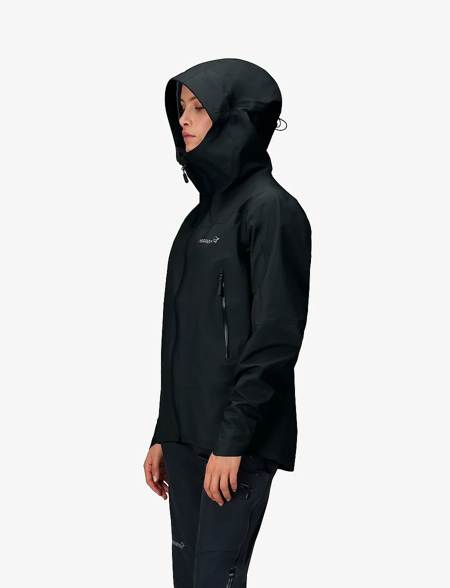 Norrøna - falketind Gore-Tex Jacket W's - outdoor jacken - caviar black - 4