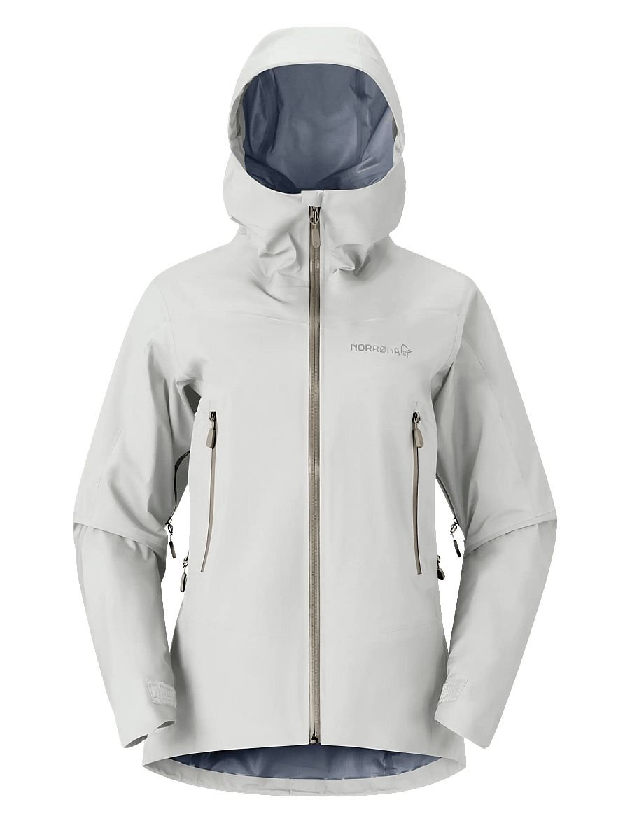 Norrøna - falketind Gore-Tex Jacket W's - outdoor jacken - oatmeal - 1
