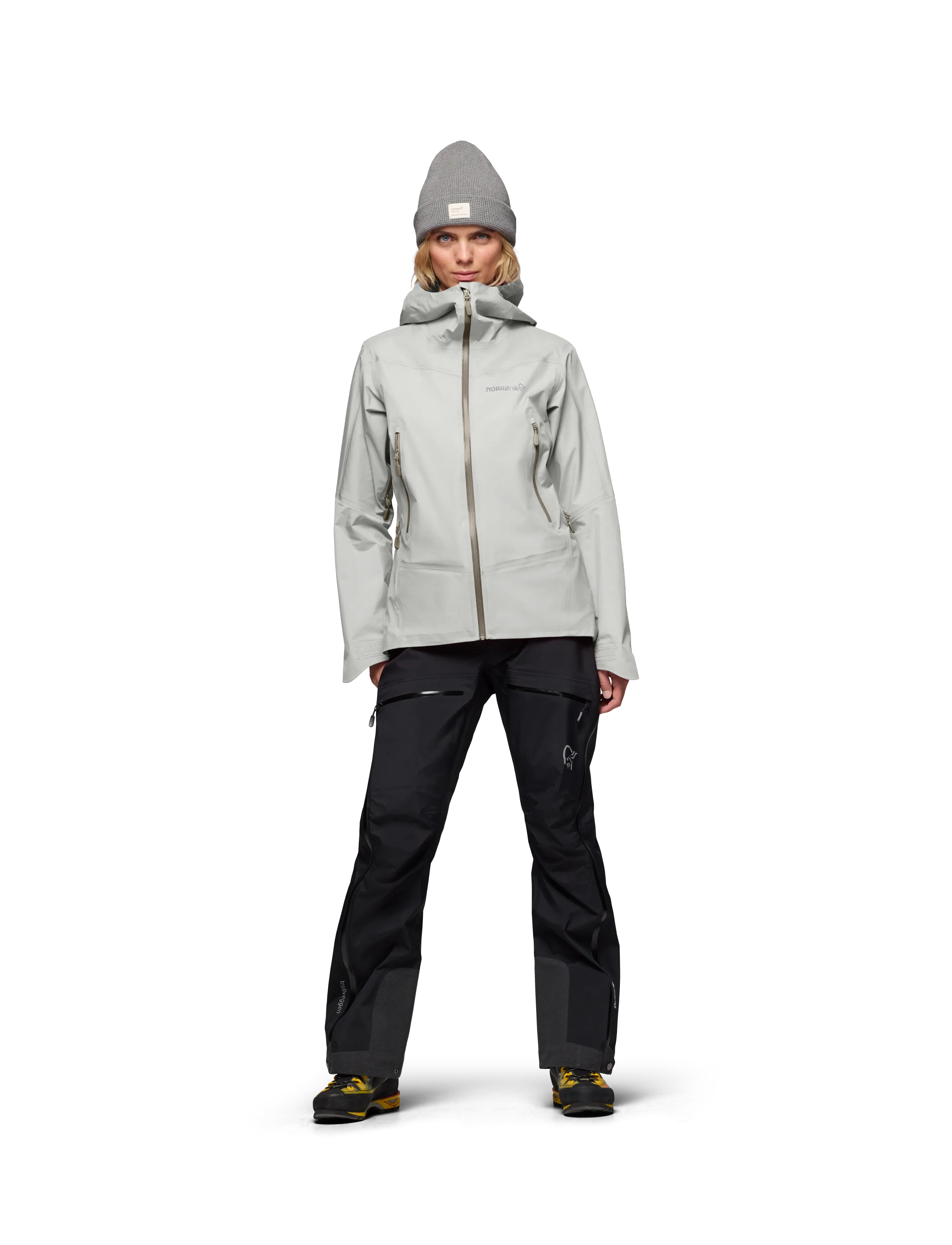 Norrøna - falketind Gore-Tex Jacket W's - outdoor jacken - oatmeal - 4