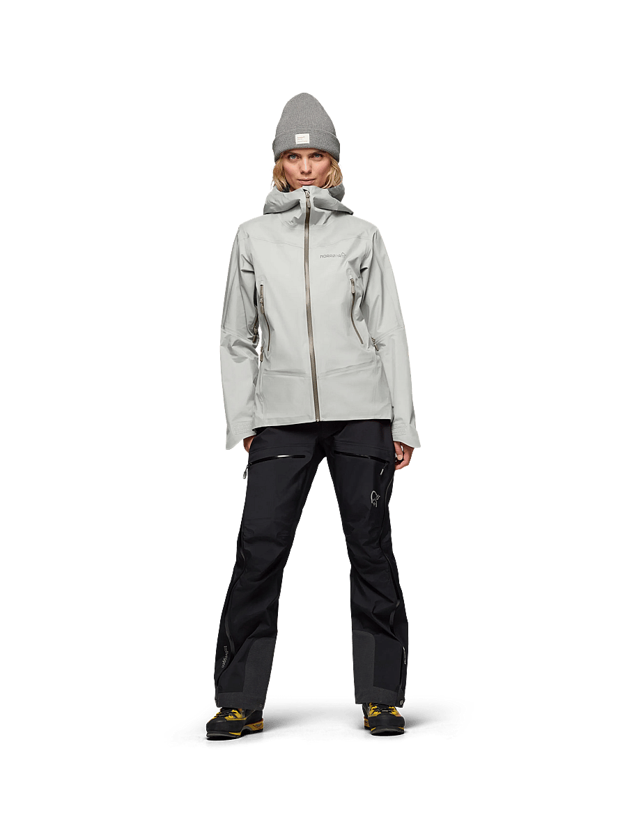 Norrøna - falketind Gore-Tex Jacket W's - outdoor jacken - oatmeal - 4