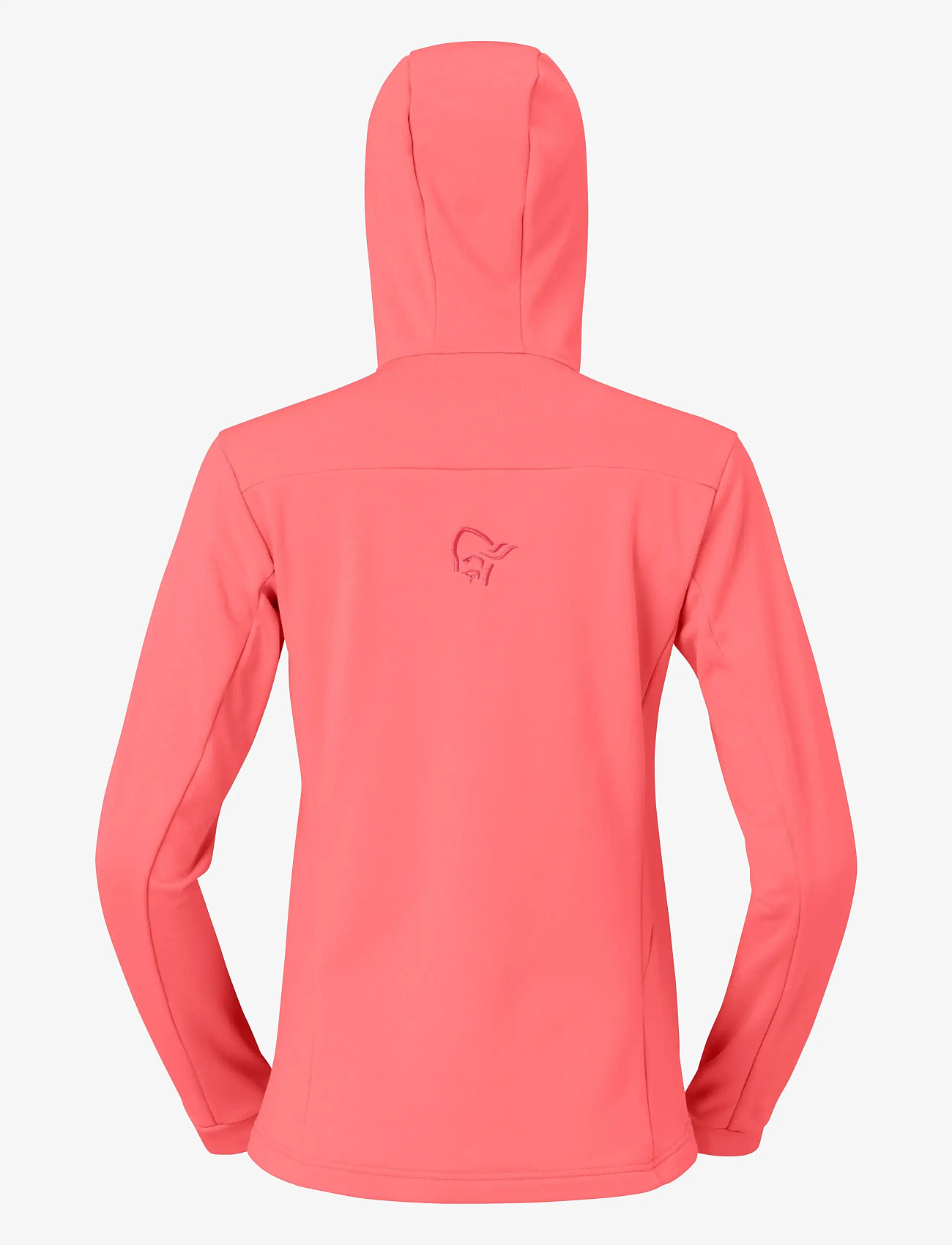 Norrøna - falketind warm2 stretch Hood W's - huvtröjor - calypso coral/beluga - 2
