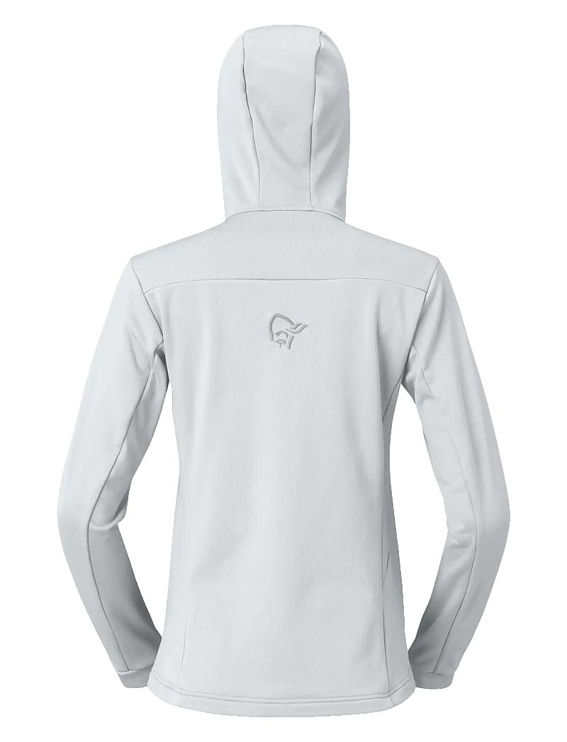 Norrøna - falketind warm2 stretch Hood W's - oberteile - snow white - 2