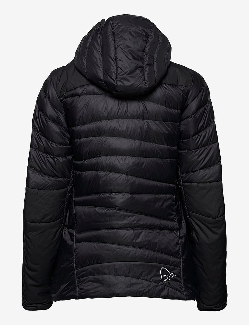 Norrøna - falketind down750 Hood W's - dunjakker - caviar black - 2