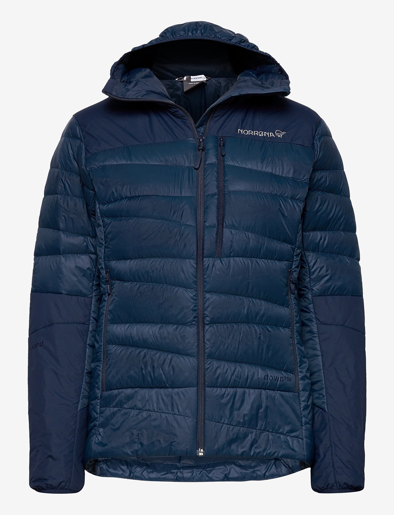 Norrøna - falketind down750 Zip Hood W's - winterjacken - indigo night - 0