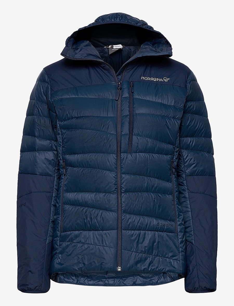 Norrøna - falketind down750 Hood W's - winterjacken - indigo night - 0