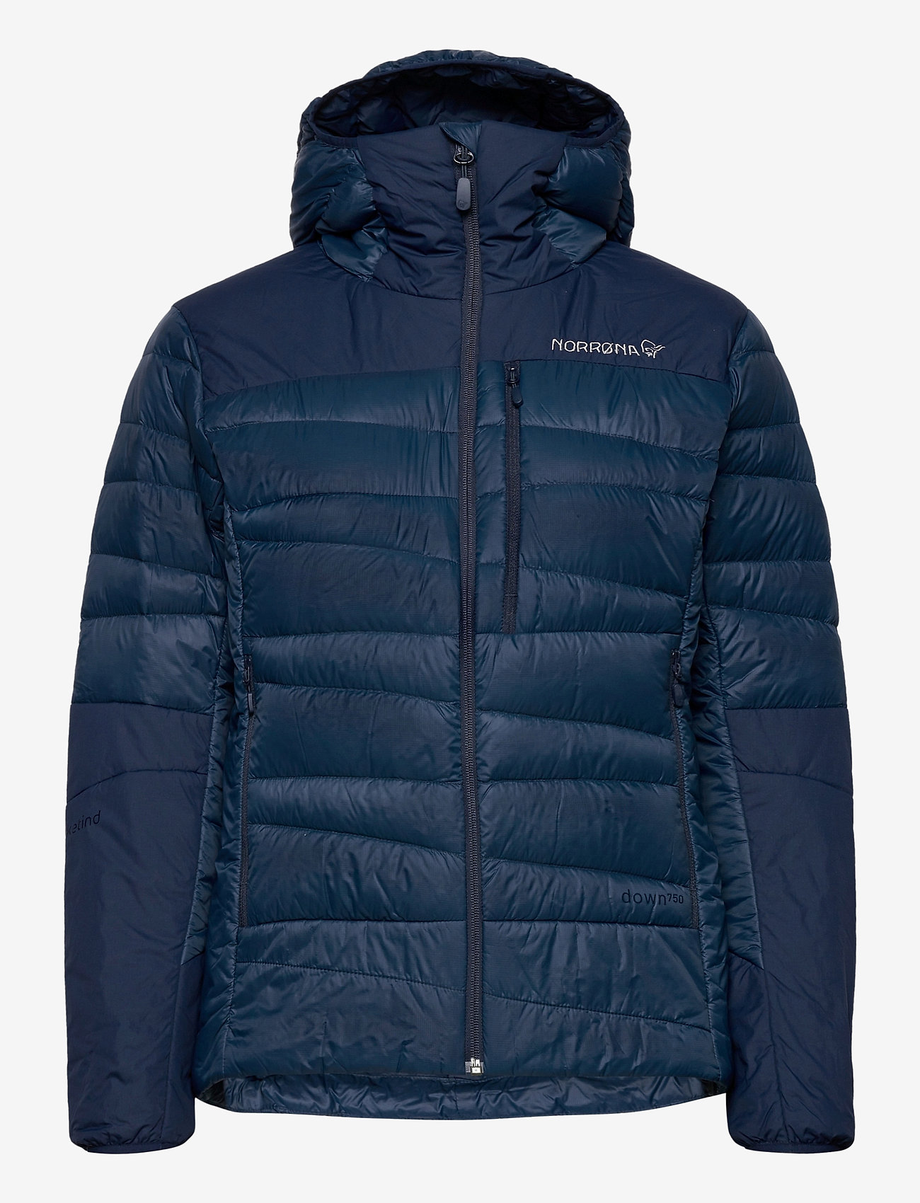 Norrøna - falketind down750 Zip Hood W's - winterjacken - indigo night - 1