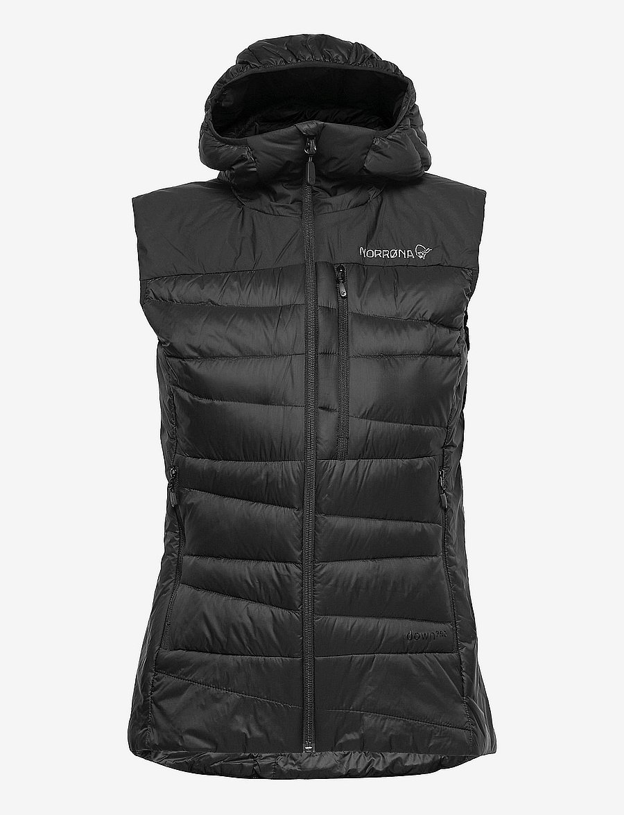 Norrøna - falketind down750 Vest W's - caviar black - 0
