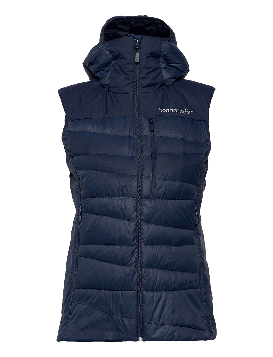 Norrøna - falketind down750 Vest W's - indigo night - 0
