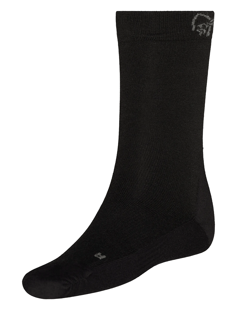 Norrøna - falketind light merinoUll Socks - träningsstrumpor - caviar black/iron gate - 0