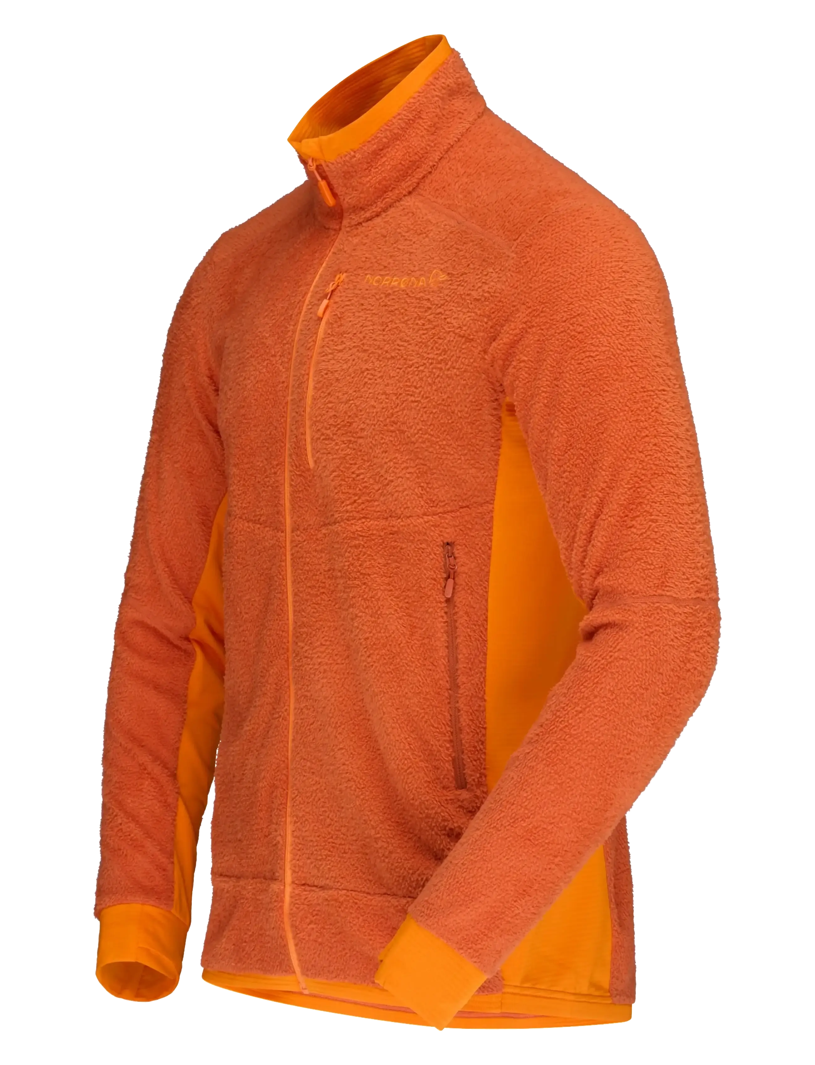 Norrøna - falketind warm1 active Jacket M's - fleeces & midlayers - gold flame/exuberance - 2