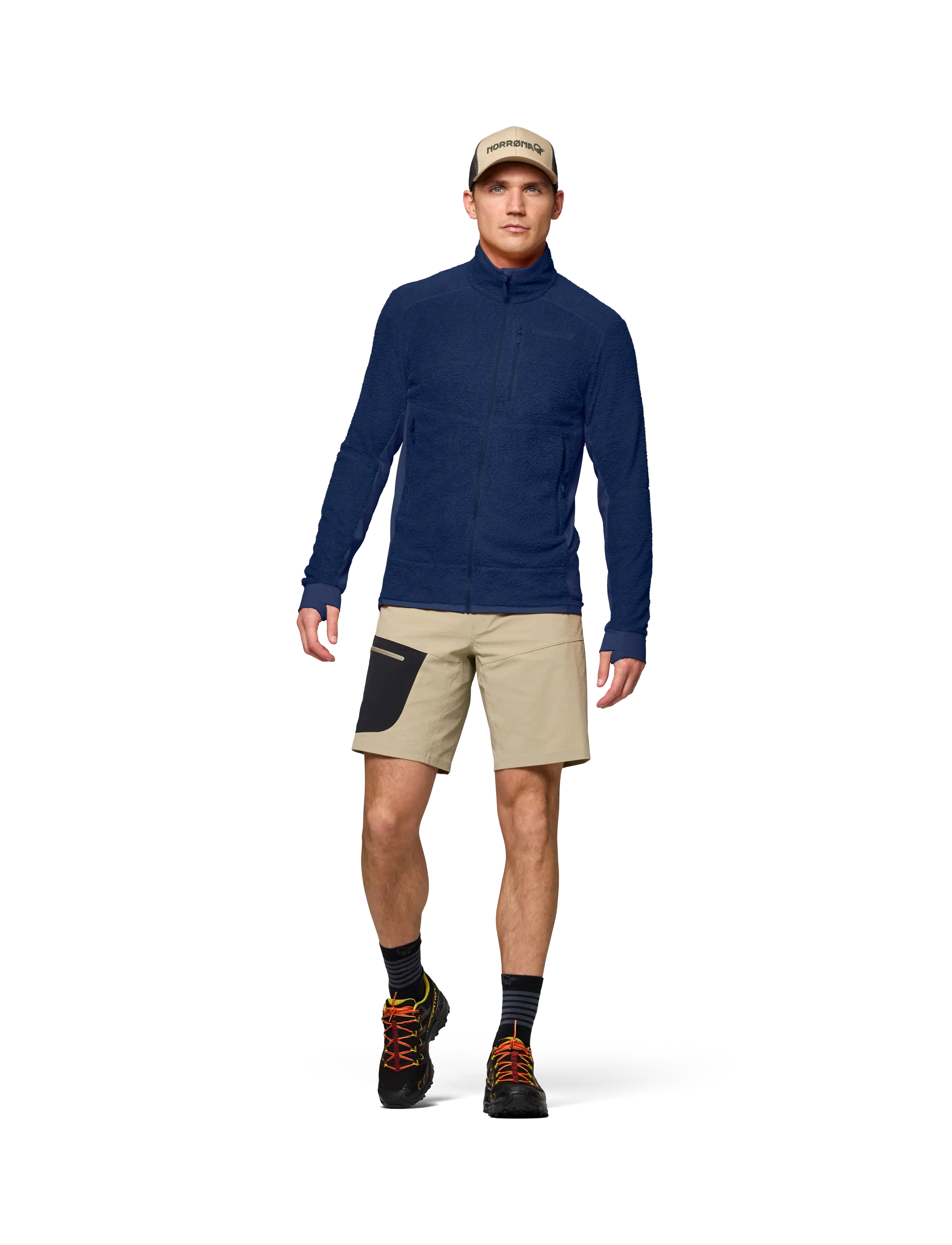Norrøna Falketind Warm1 Active Jacket M's, S, Sport Fleeces & Midlayers, Marineblau - Fleeces, Männerswear
