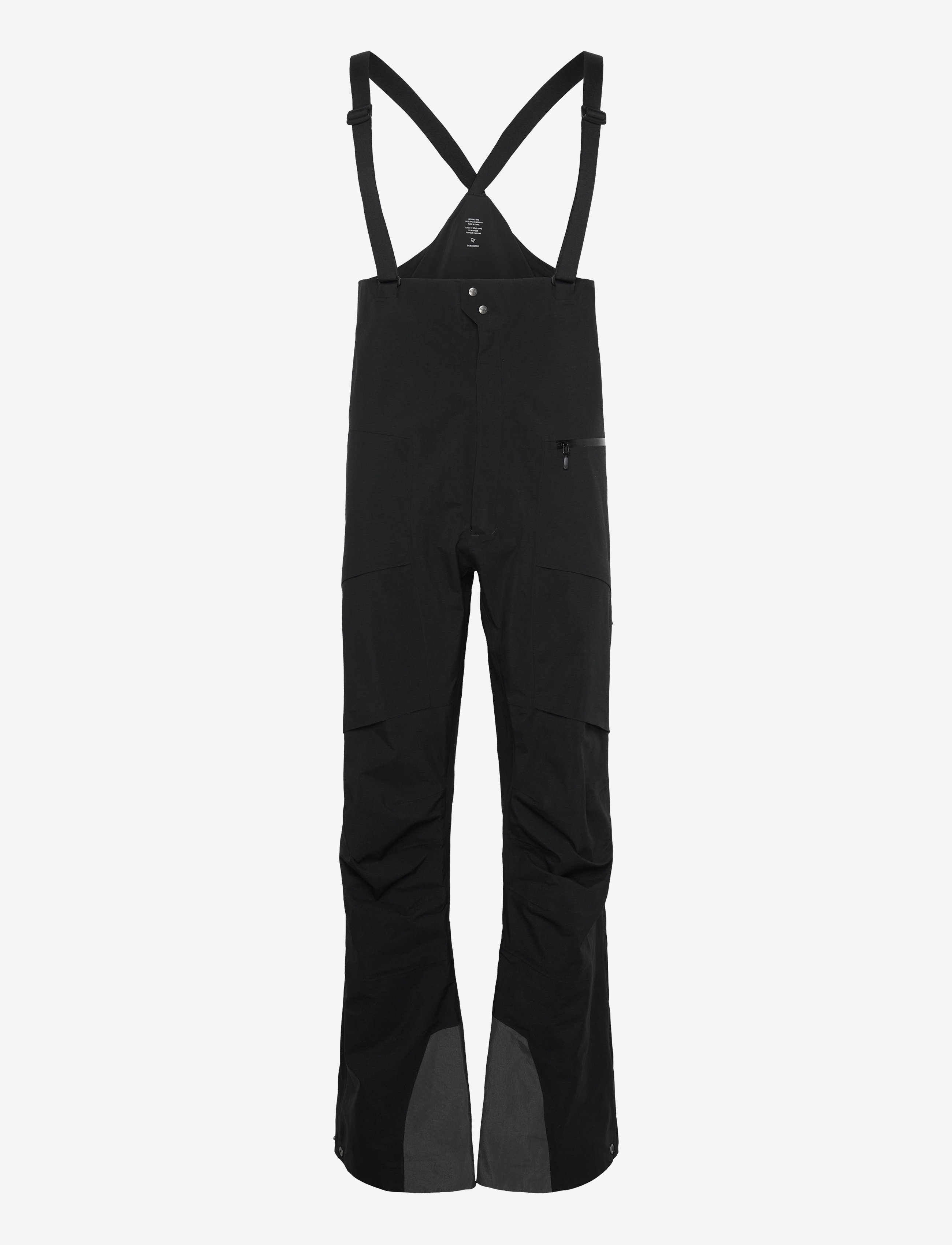 Norrøna møre Gore-Tex Salopette M's - Slidinėjimo kelnės - CAVIAR BLACK / black