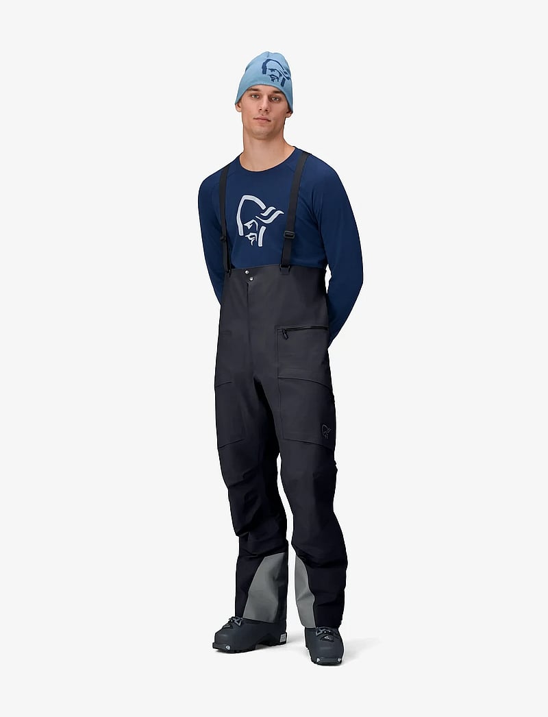 Norrøna - møre Gore-Tex Salopette M's - skihosen - caviar black - 5