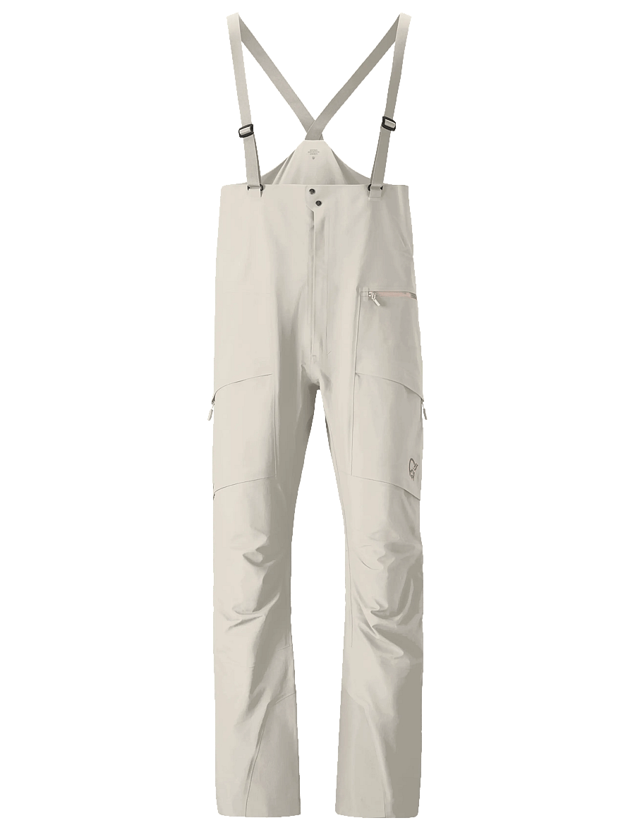 Norrøna - møre Gore-Tex Salopette M's - skibukser - oatmeal - 0
