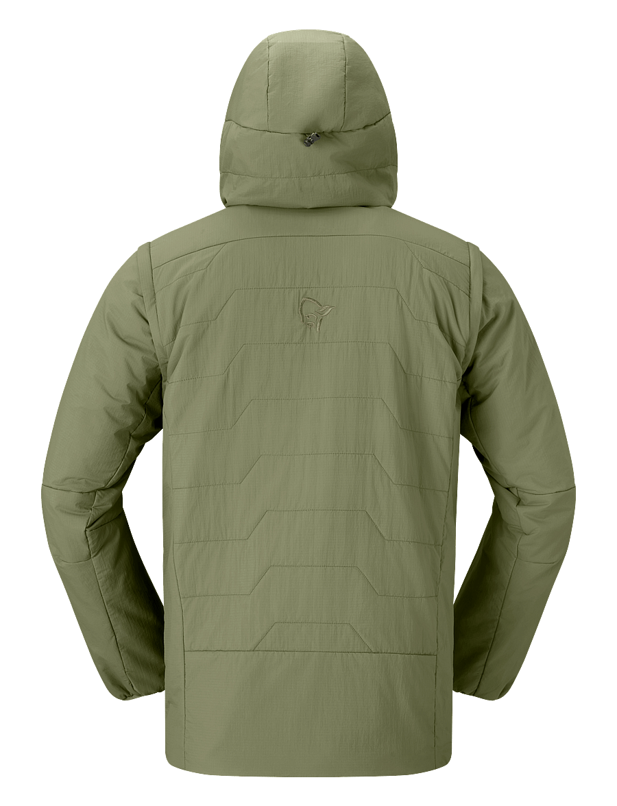 Norrøna - møre thermo60 aero200 Jacket M's - skijakker - deep lichen green - 2