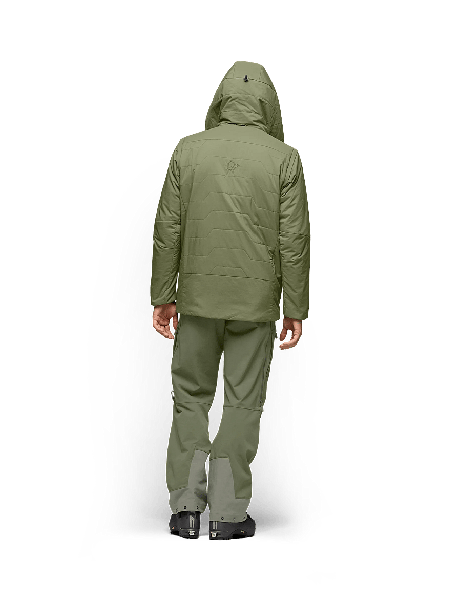 Norrøna - møre thermo60 aero200 Jacket M's - skijakker - deep lichen green - 0