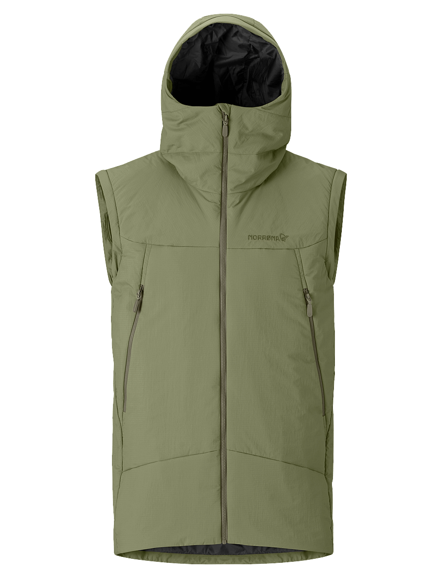 Norrøna - møre thermo60 aero200 Jacket M's - skijakker - deep lichen green - 5
