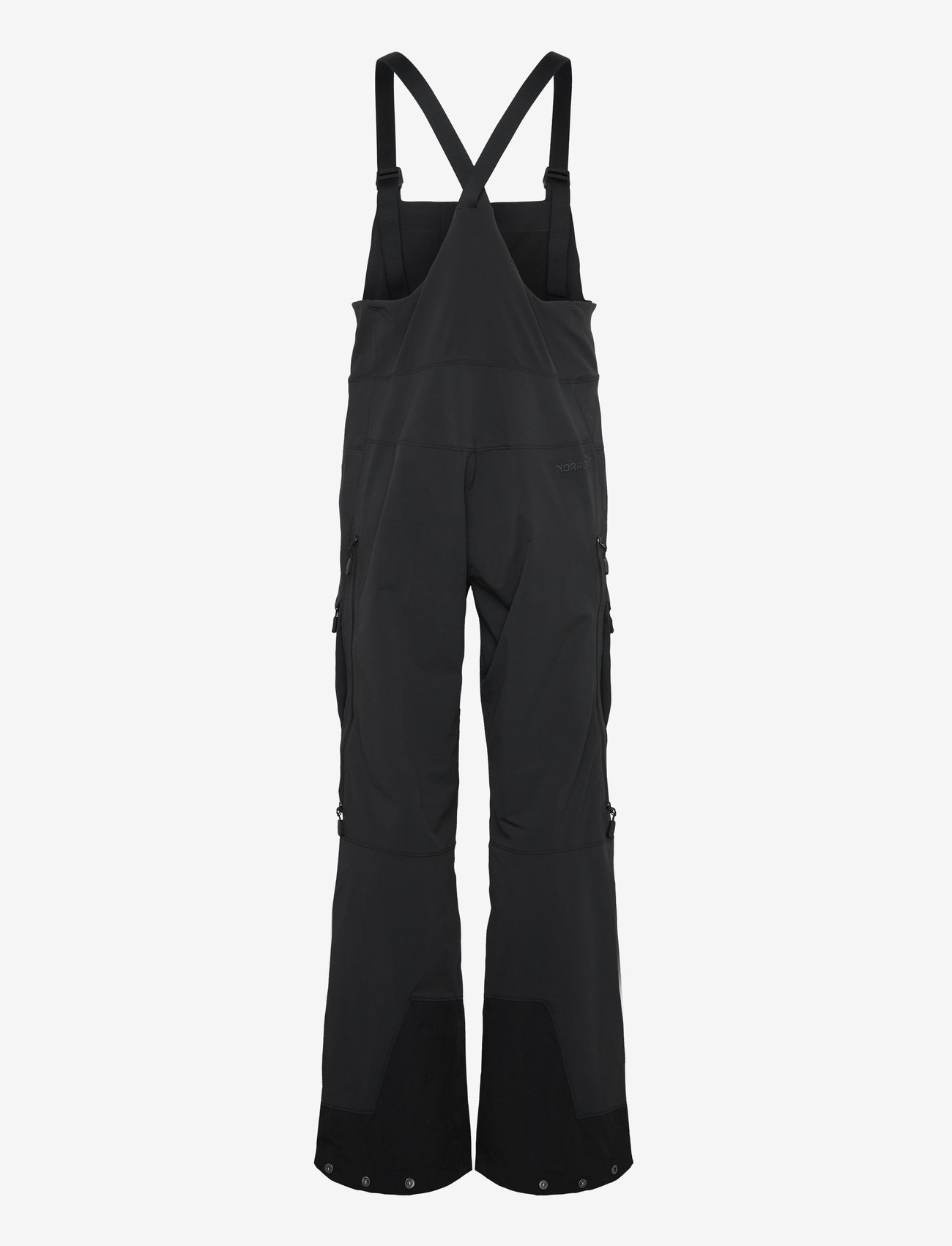 Norrøna - møre flex1 Bibs M's - skiing pants - caviar black - 1