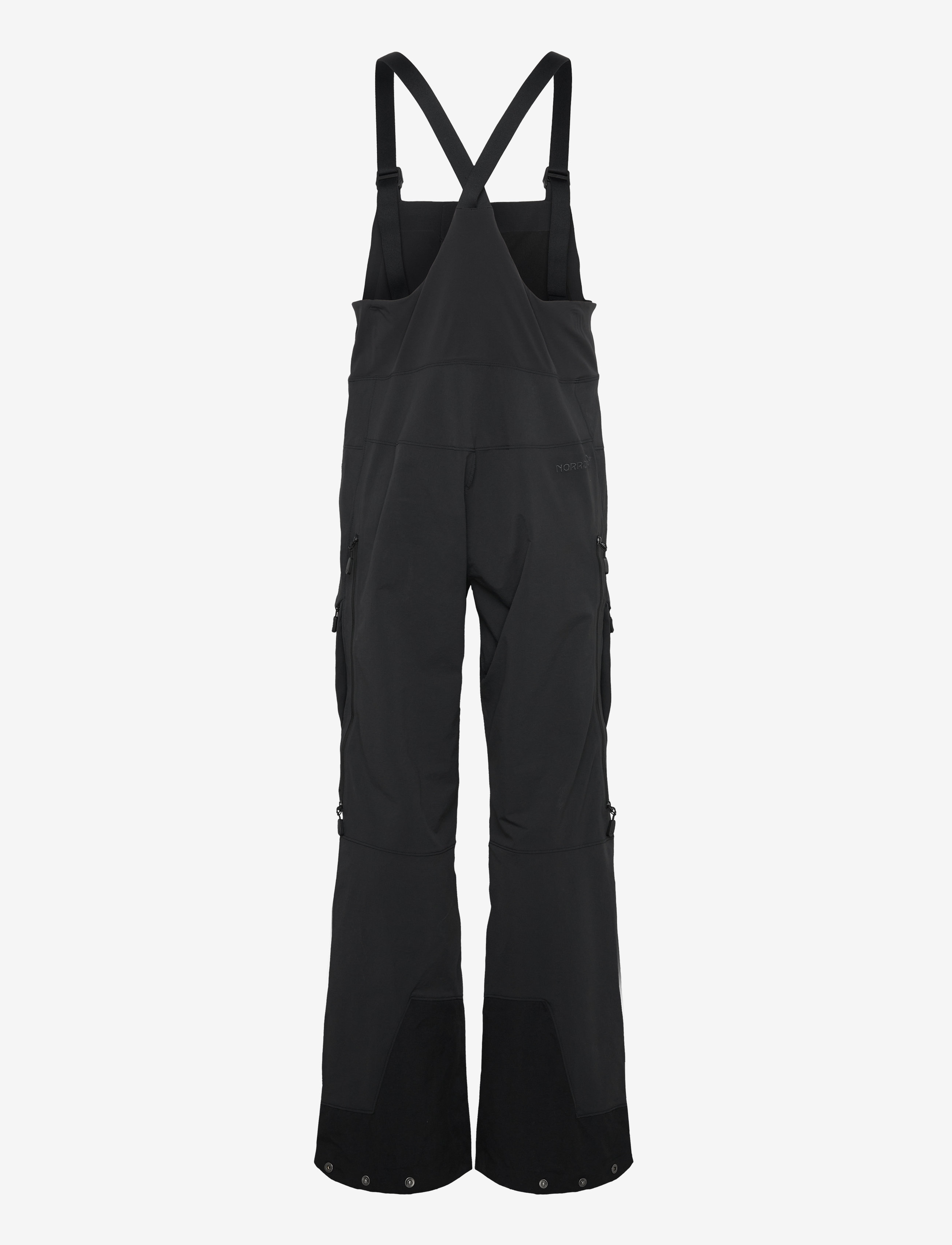 Norrøna - møre flex1 Bibs M's - skihosen - caviar black - 1