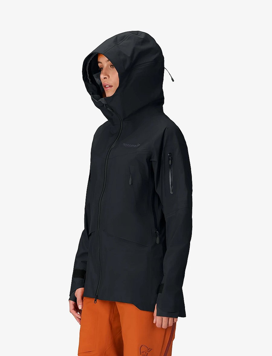 Norrøna - møre Gore-Tex Jacket W's - skidkläder - caviar black - 4
