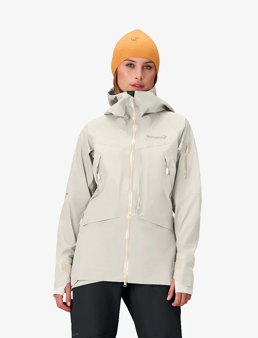 Norrøna - møre Gore-Tex Jacket W's - suusariietus - oatmeal - 0