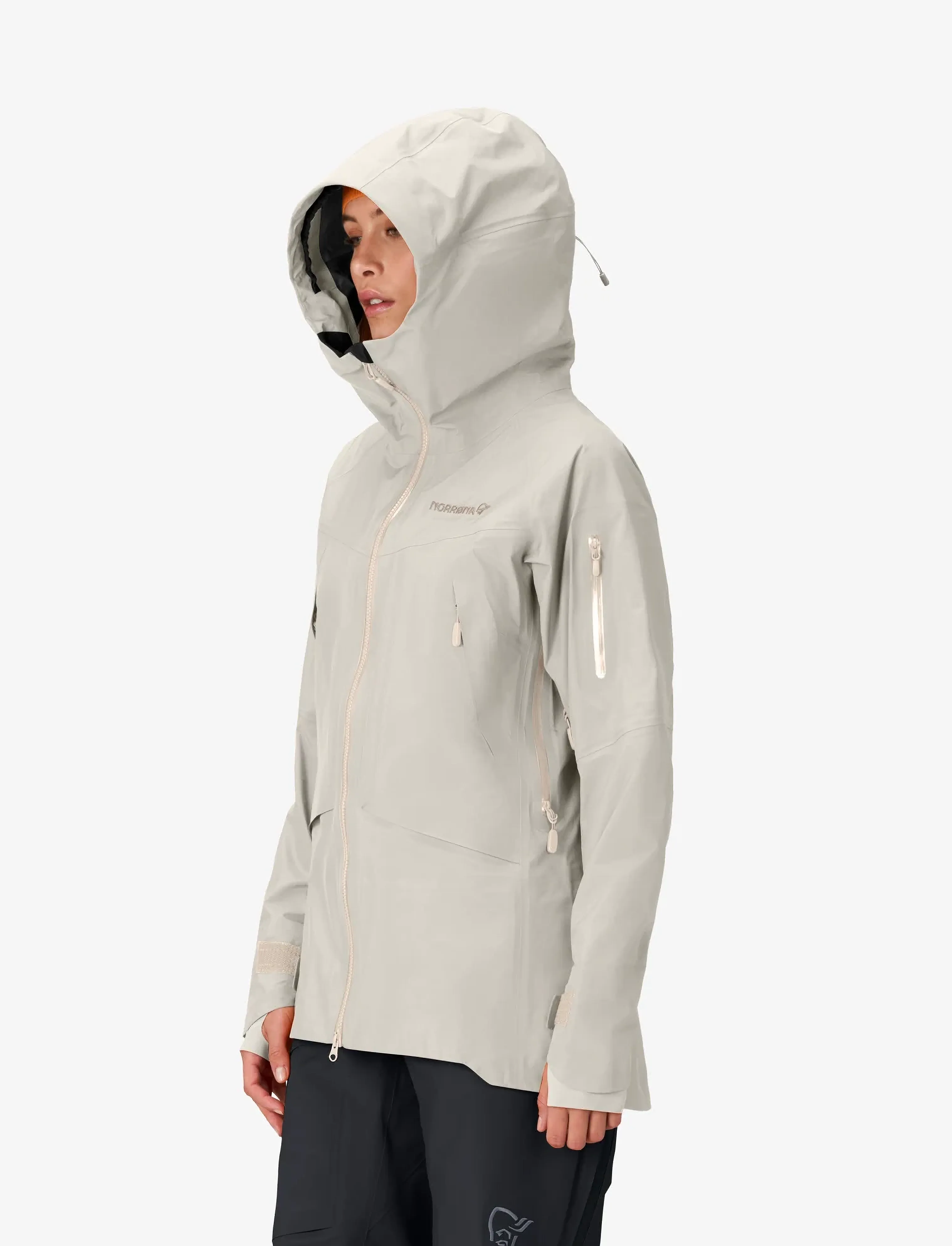 Norrøna - møre Gore-Tex Jacket W's - skitøj - oatmeal - 4