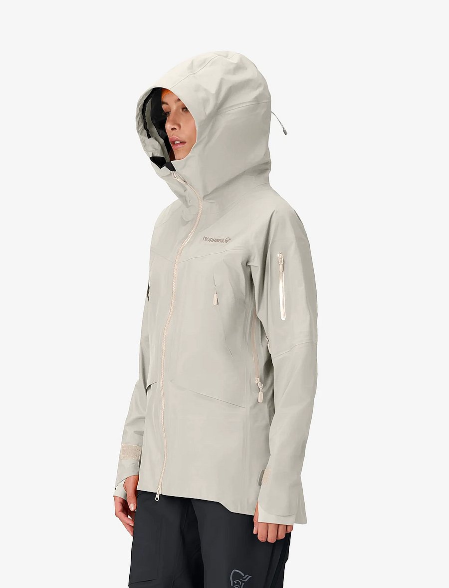 Norrøna - møre Gore-Tex Jacket W's - suusariietus - oatmeal - 4