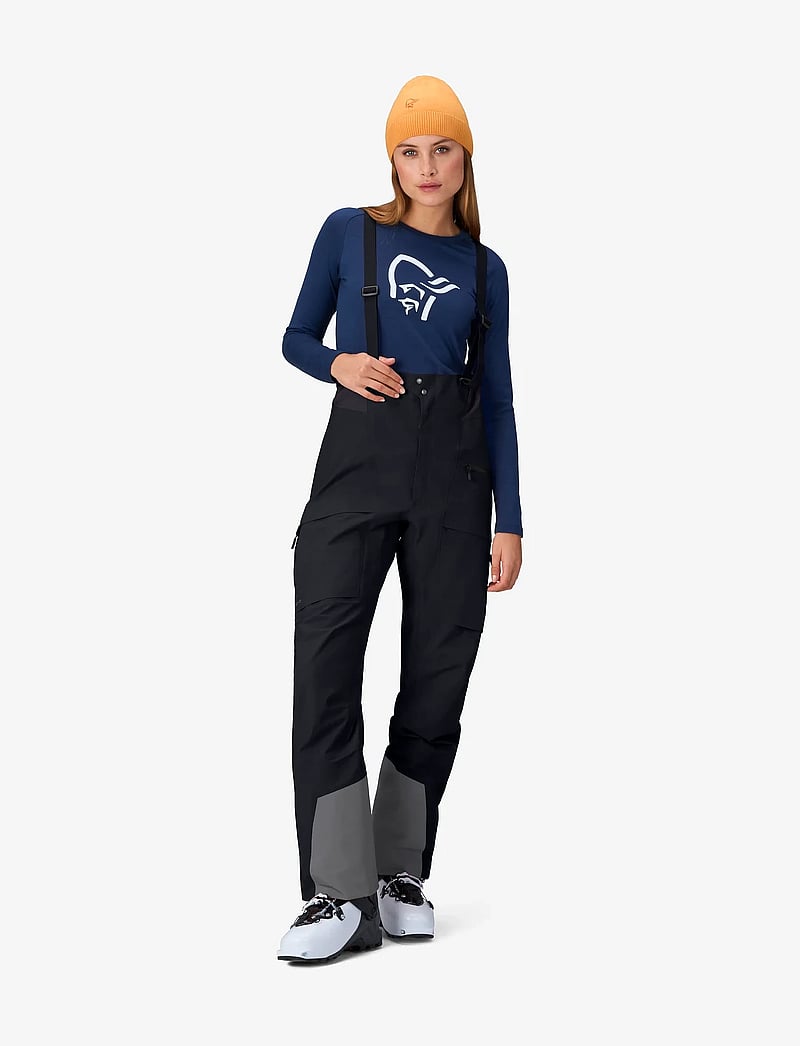 Norrøna - møre Gore-Tex Salopette W's - skidkläder - caviar black - 5