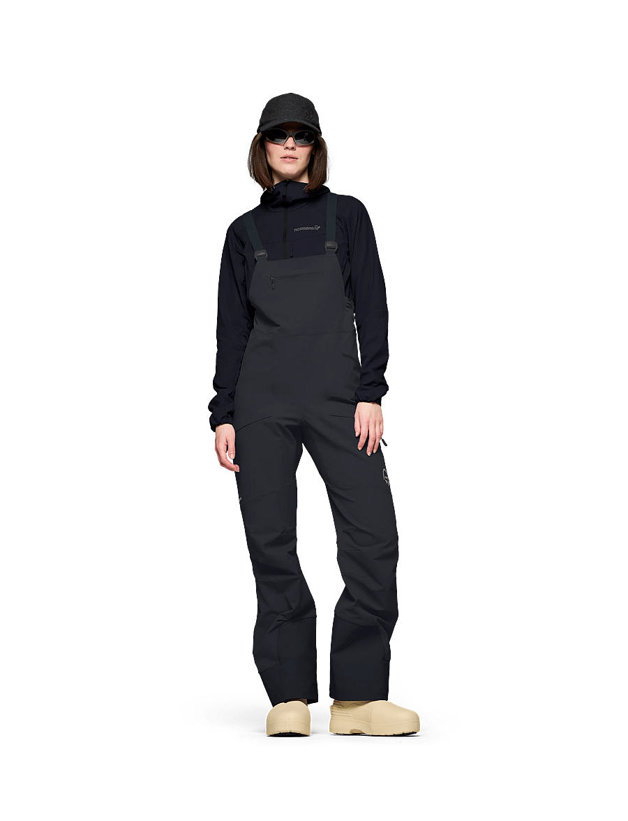 Norrøna - møre flex1 Bibs W's - caviar black - 0