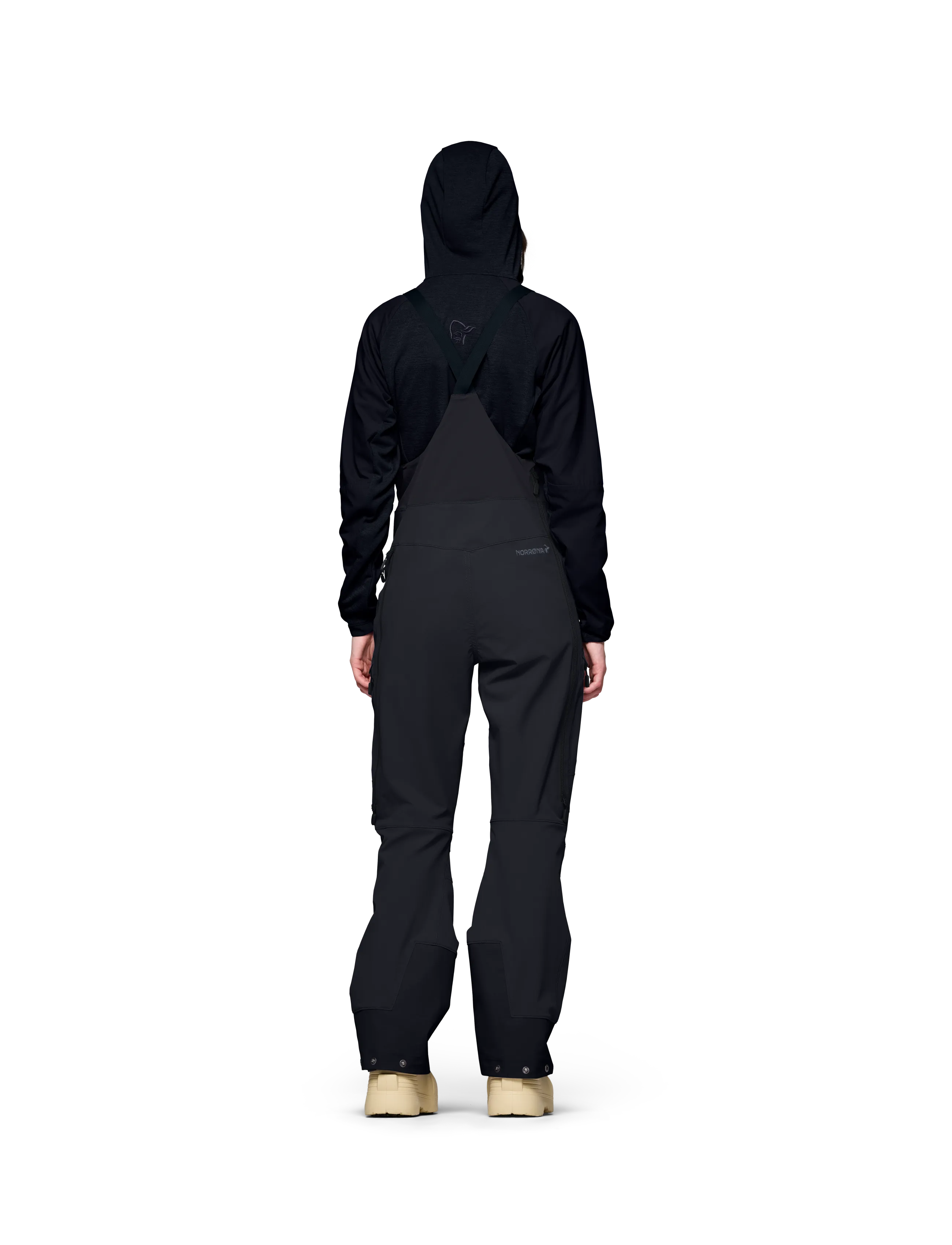 Norrøna - møre flex1 Bibs W's - caviar black - 3