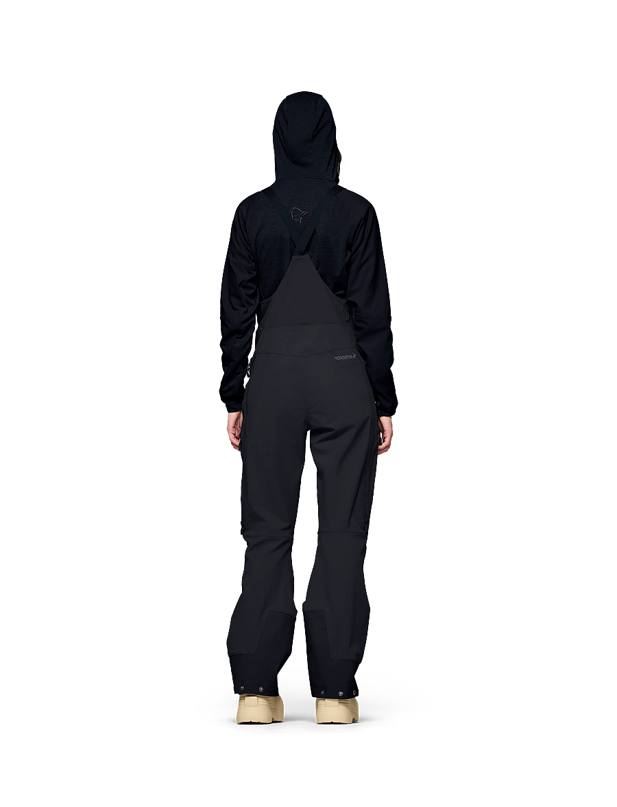 Norrøna - møre flex1 Bibs W's - caviar black - 3